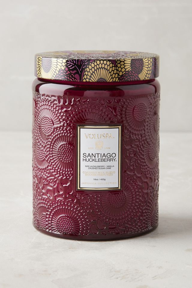 Voluspa Japonica Santiago Huckleberry Glass Jar Candle​ #1