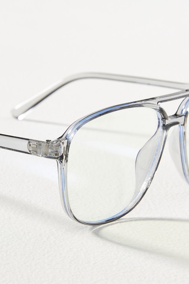 Clear Aviator Glasses #2