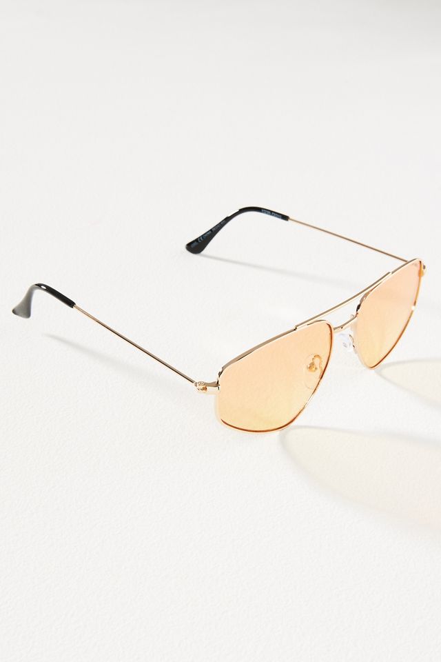 Pointed Aviator Sunglasses #2