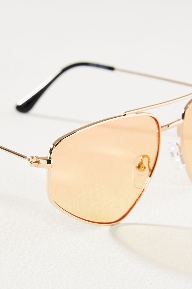 Pointed Aviator Sunglasses #3