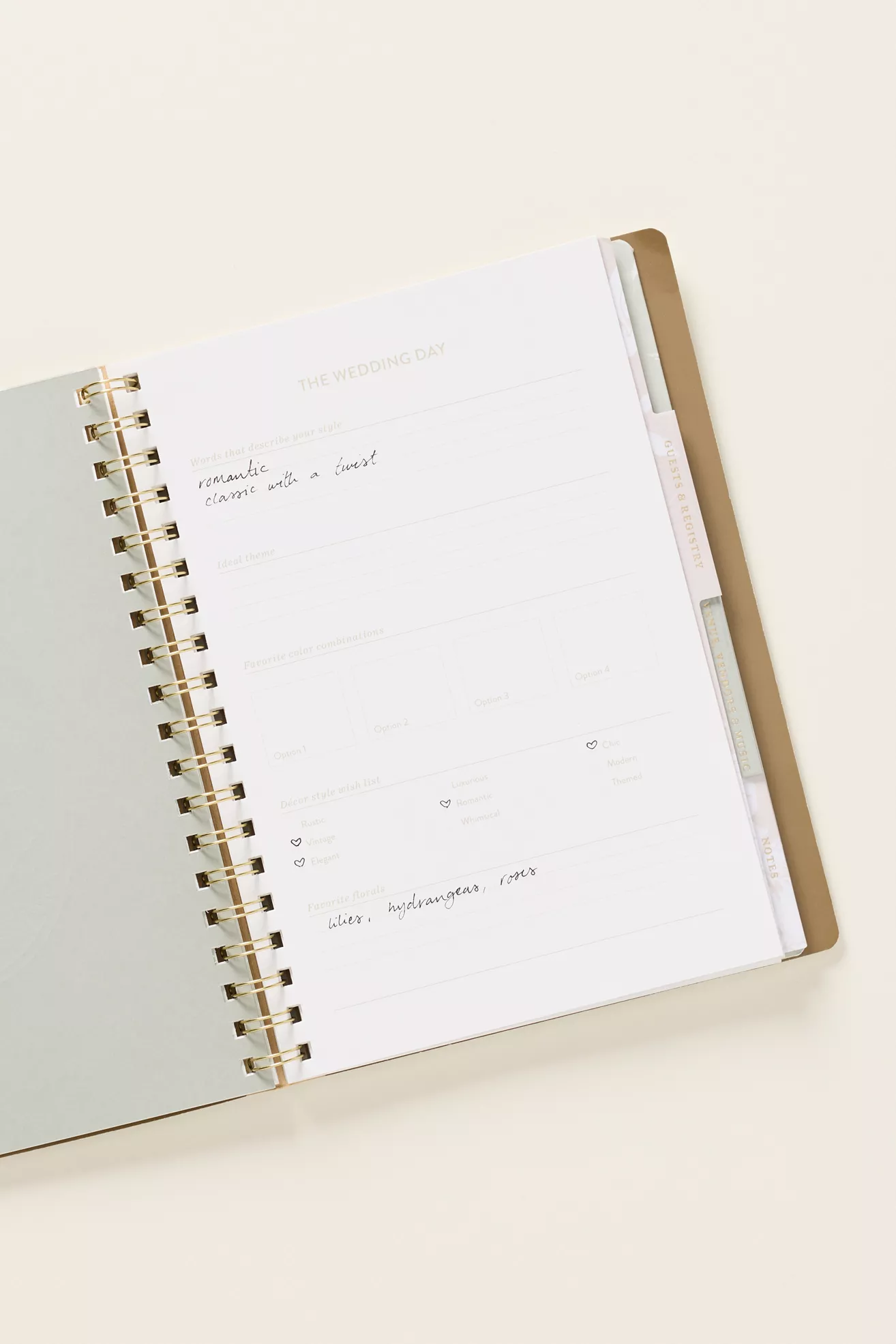 Fringe Studio Our Forever Hardcover Spiral Wedding Planner - thumbnail 4