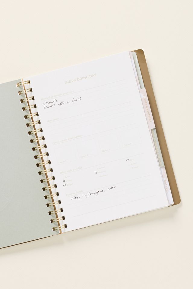 Fringe Studio Our Forever Hardcover Spiral Wedding Planner #1