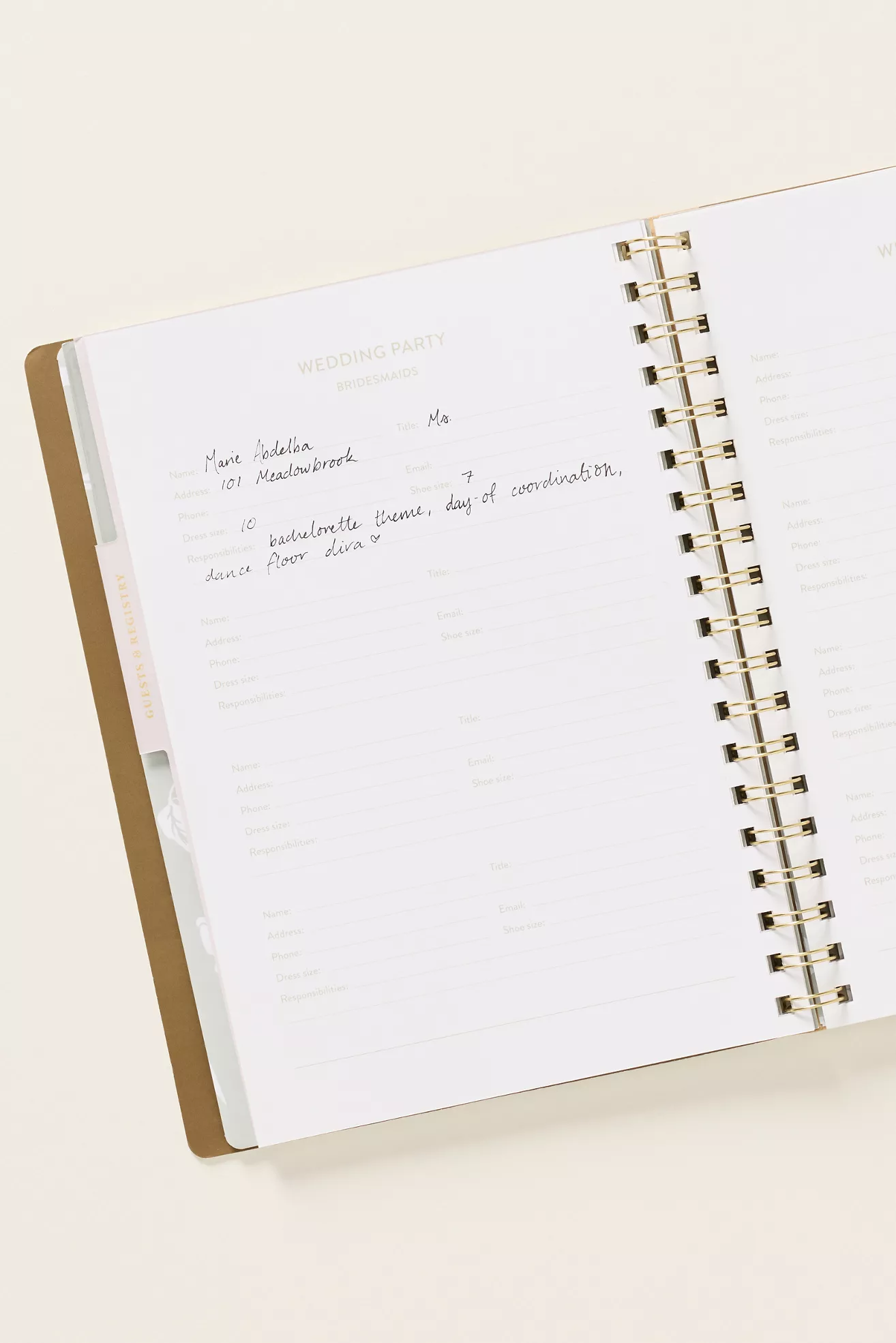 Fringe Studio Our Forever Hardcover Spiral Wedding Planner - thumbnail 5