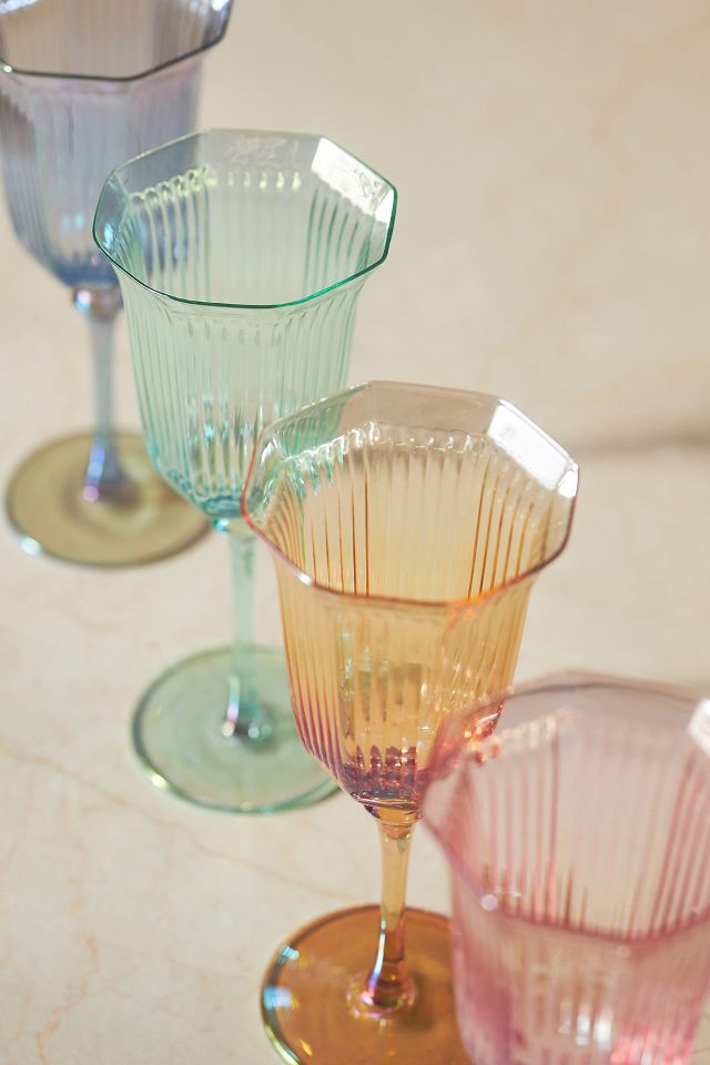 Lydia Wine Glasses, Mixed Set of 4 #2