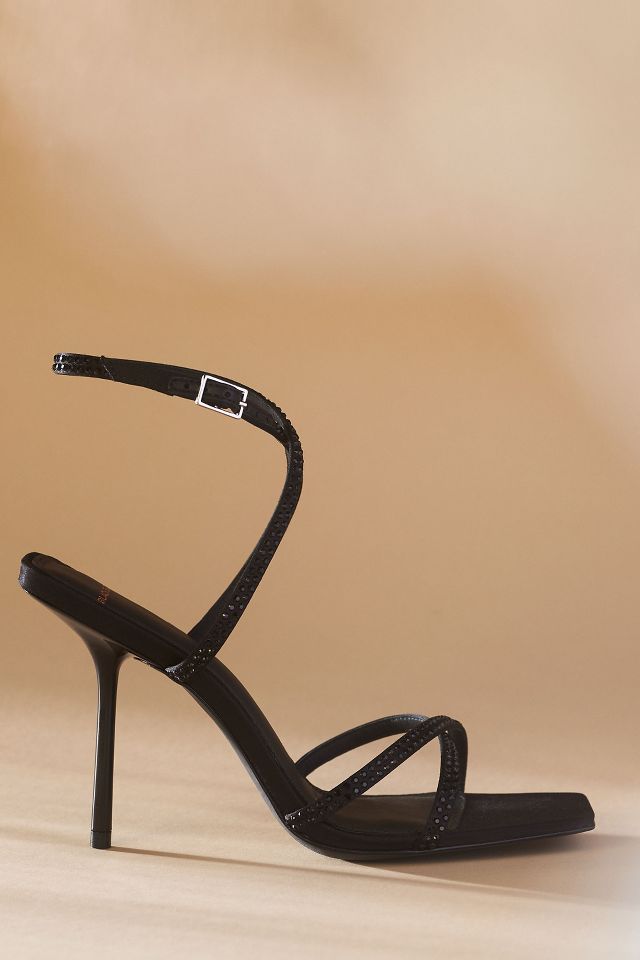 Strappy hotsell suede heels