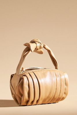 By Anthropologie Mini Top-Knot Pleated Handbag