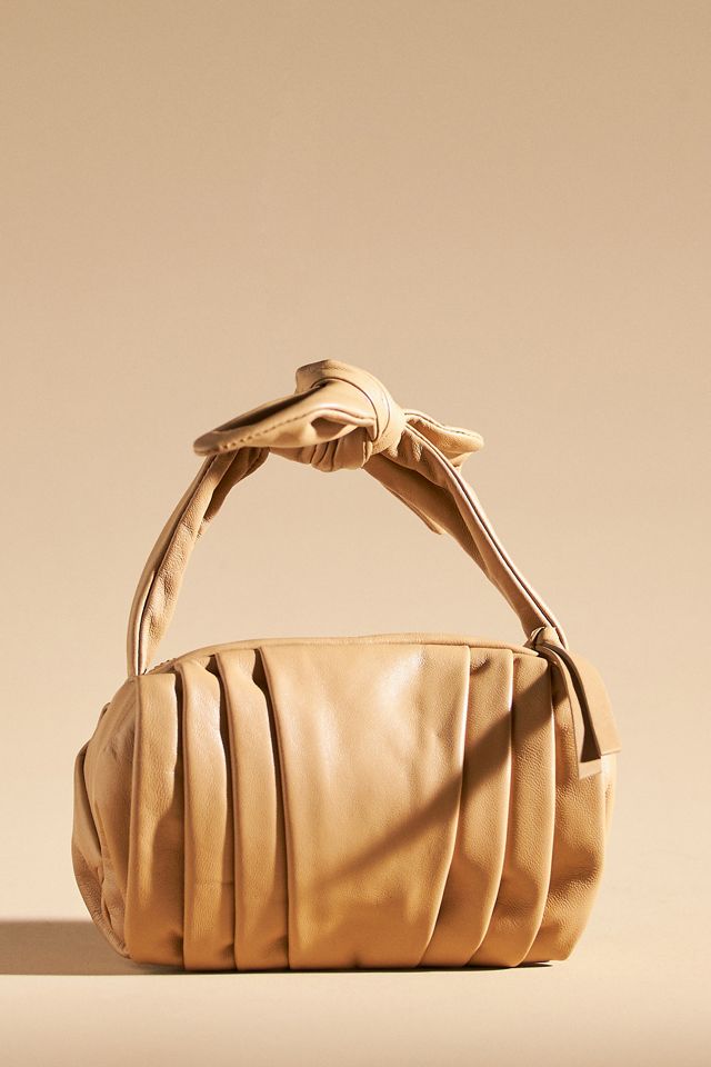 Mini Top-Knot Pleated Handbag #1
