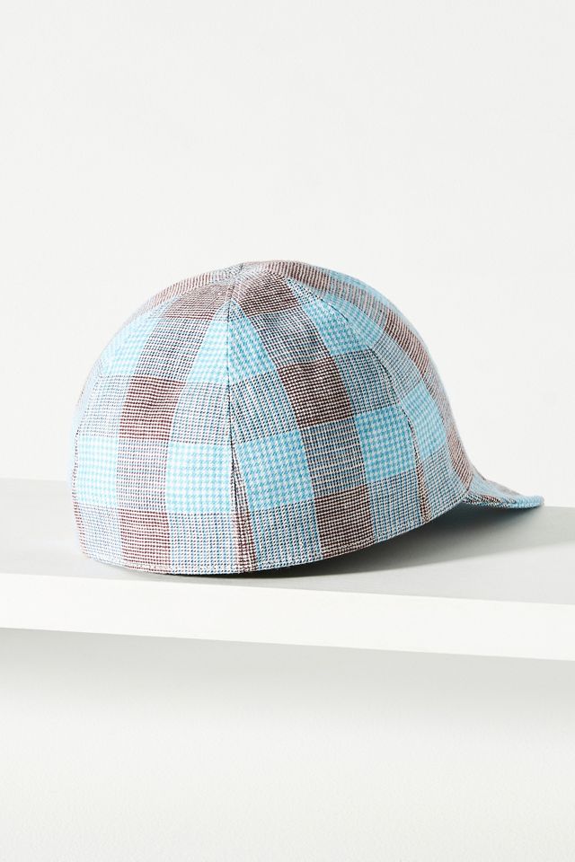 Anthony Peto Linen Checkered Cap #1