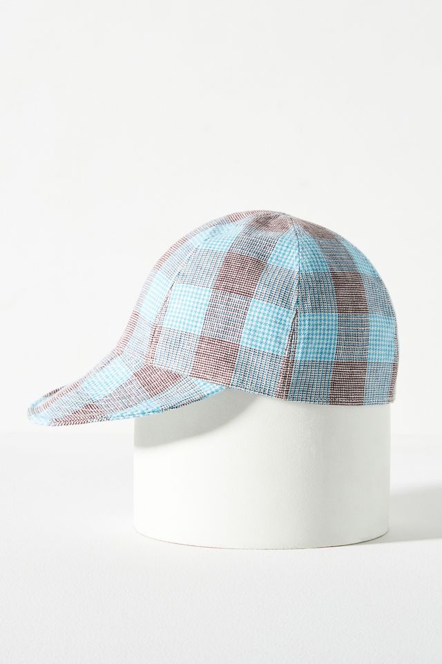 Anthony Peto Linen Checkered Cap #2