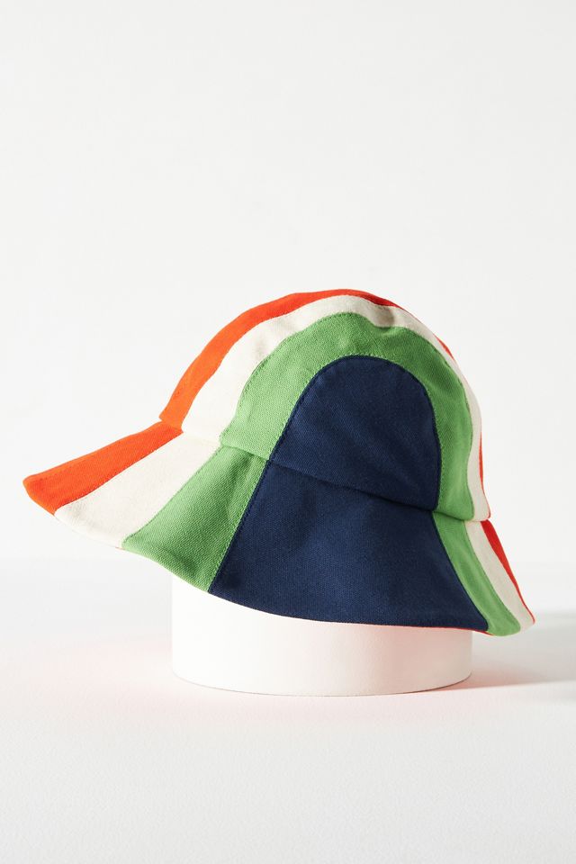 Lola Striped Cotton Bucket Hat #3