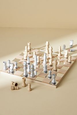 Printworks Mirrored Chess Board Game 