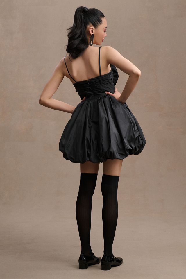 Mac Duggal A-Line Bow Bubble Mini Dress #4