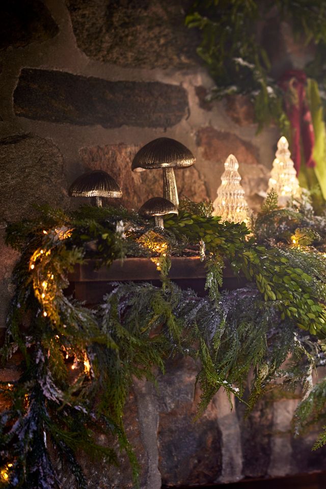 Pre-Lit Faux Cedar Garland, Evergreen 72-108" #6