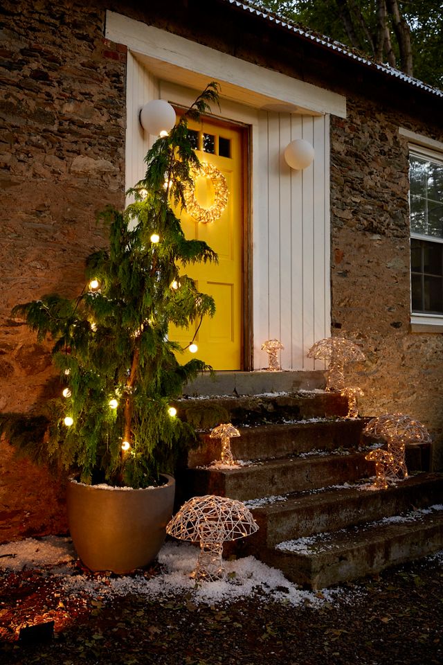 Stargazer Twinkling Illuminated LED Vine Wreath #5