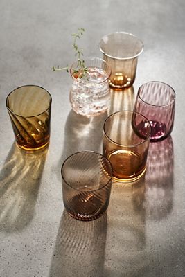 Colorful Stemless Glasses, Set of 6