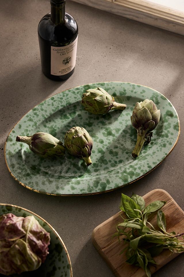 Splatter Ceramic Platter #3