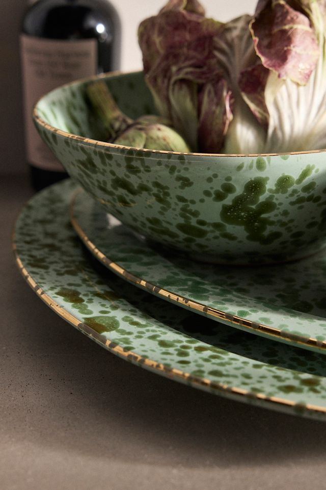 Splatter Ceramic Platter #4
