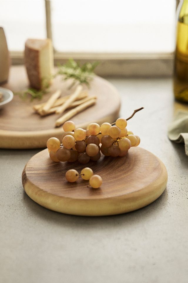 Round Wood Slab Board #1