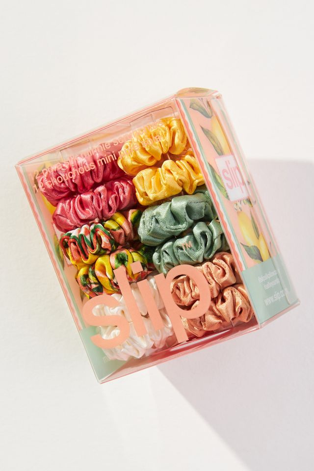 Slip La Dolce Vita Collection Italian Summer Minnie Silk Scrunchies #1