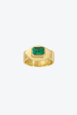 Christina Magdolna Emerald Eye Pinky Ring