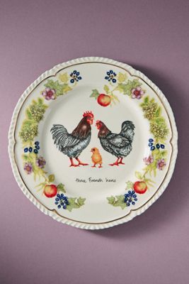 Lou Rota Twelve Days of Christmas Dessert Plate