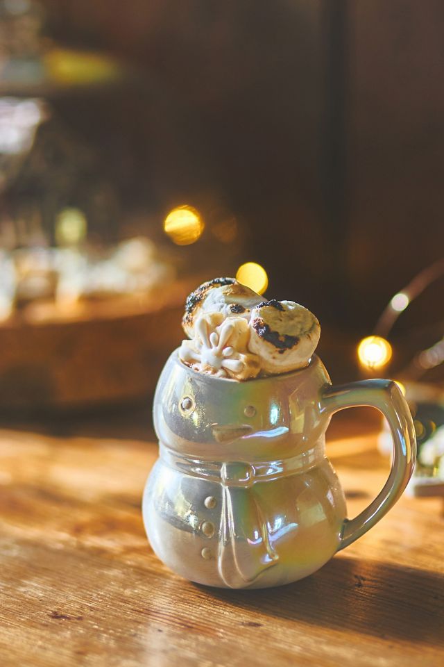 Merry Luster Snowman Stoneware Mug #4