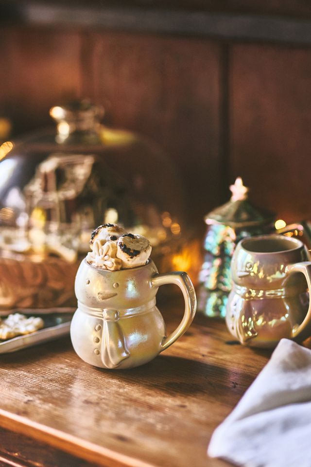 Merry Luster Snowman Stoneware Mug #3