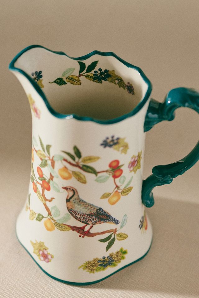 Lou Rota for Anthropologie Twelve Days of Christmas Ceramic Jug #1