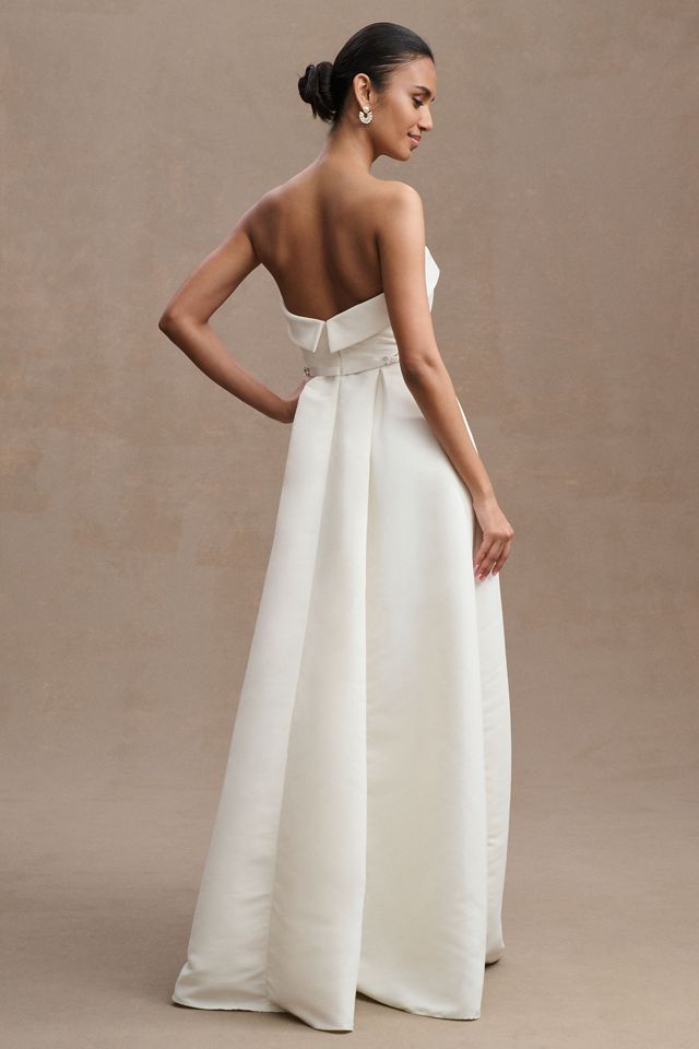 Sachin & Babi Brielle Strapless Embellished A-Line Gown #4