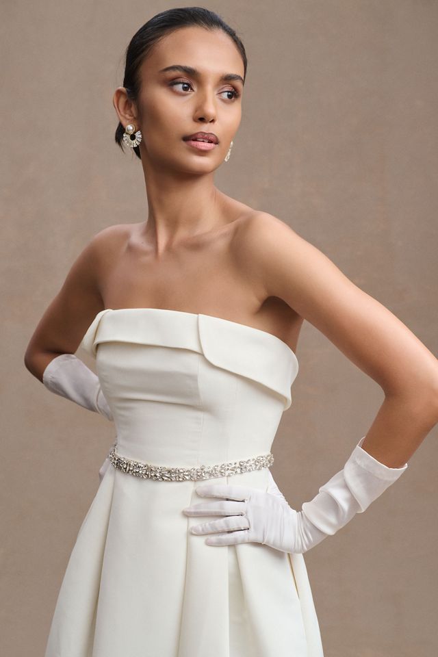 Sachin & Babi Brielle Strapless Embellished A-Line Gown #2