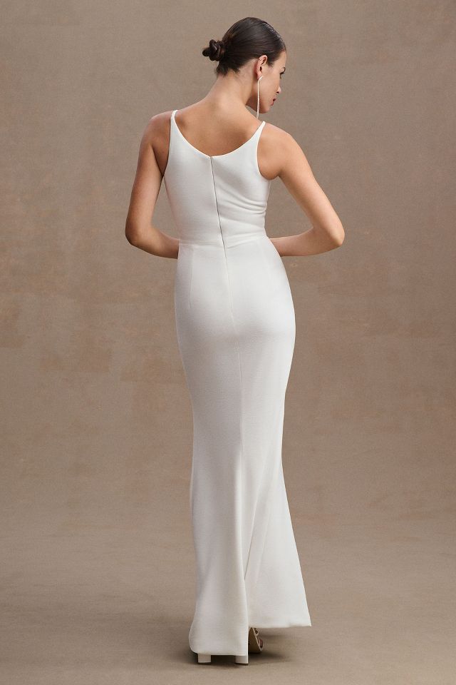 Dress The Population Iris Front-Slit Gown | Anthropologie