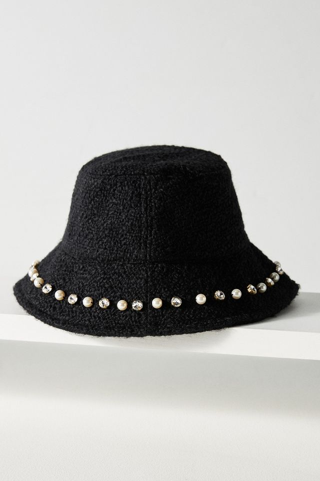 Lele Sadoughi Embellished Bucket Hat | Anthropologie