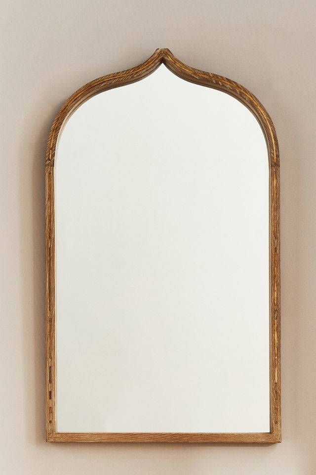 Simone Wood Wall Mirror #1