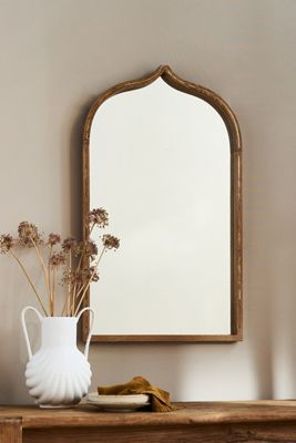 Simone Wood Wall Mirror