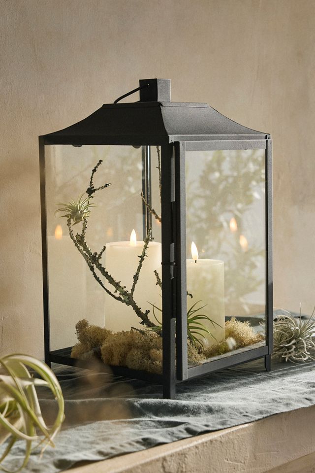 Slope Top Iron Lantern #1