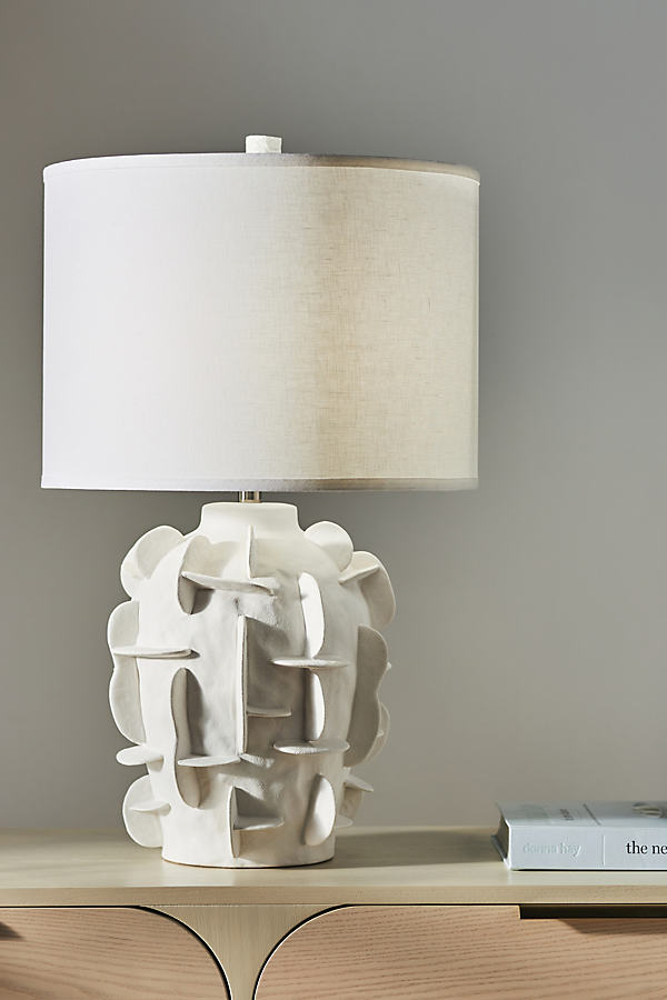Anthropologie Helios Table Lamp In White