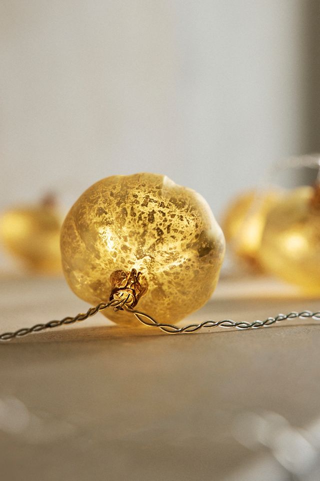 Lighted Pumpkin Garland #1