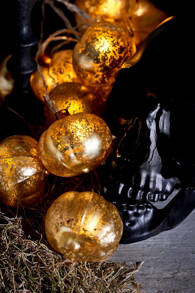 Lighted Pumpkin Garland #5