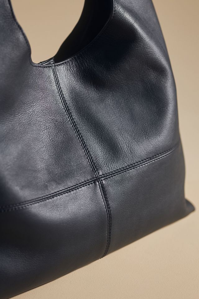 Black Leather Bag Soft Leather Bag Slouchy Leather Bag 