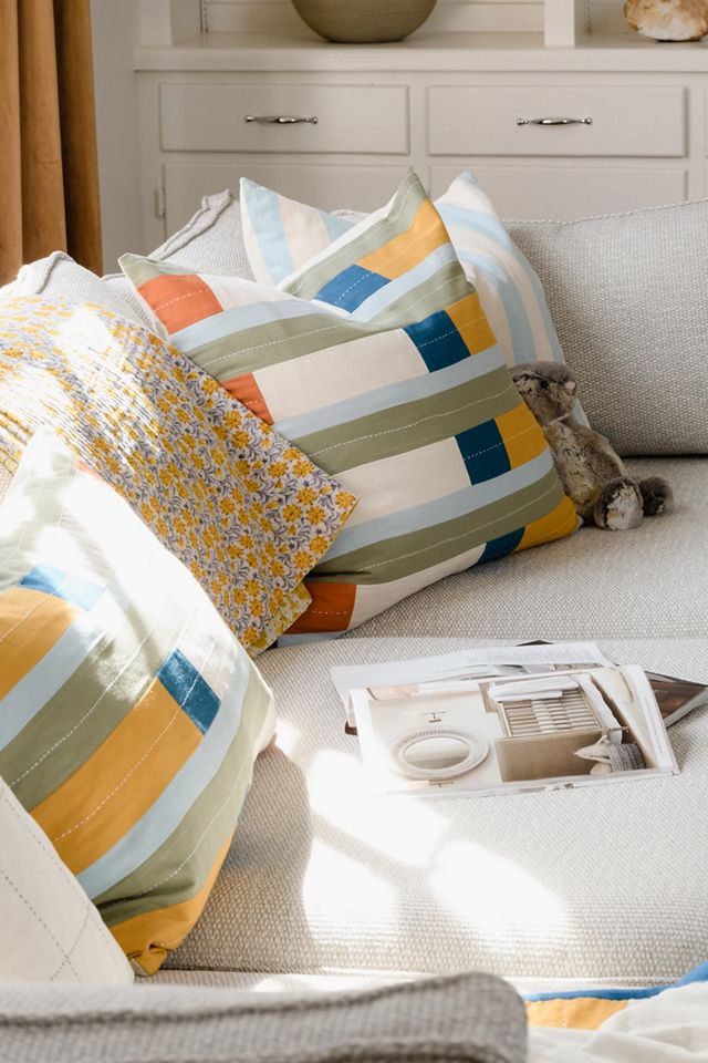 Anchal Stamp Throw Pillow #1