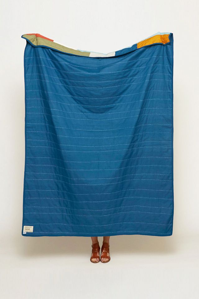 Anchal Stamp Quilt Throw #1