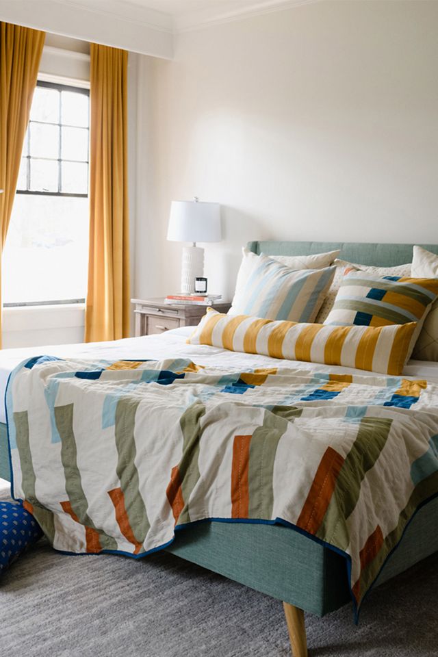 Anchal Stamp Quilt Throw #2