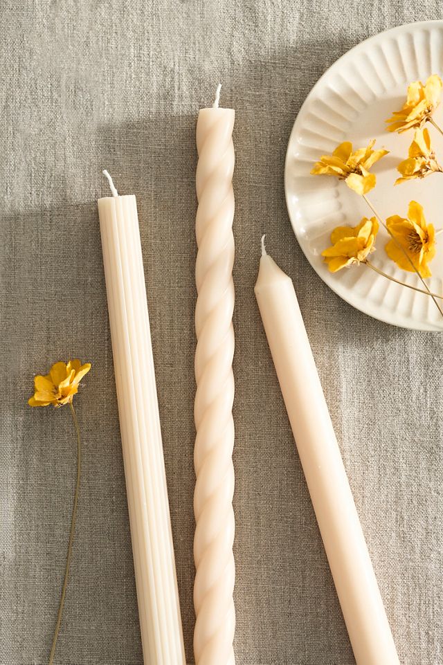 Mixed Silhouette Tapers, Set of 3 Terracotta #1