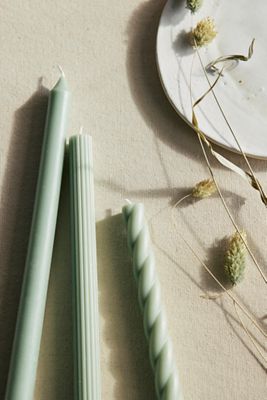 Mixed Silhouette Tapers, Set of 3 Terracotta