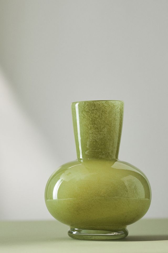 Vase en verre coloré poudre #2