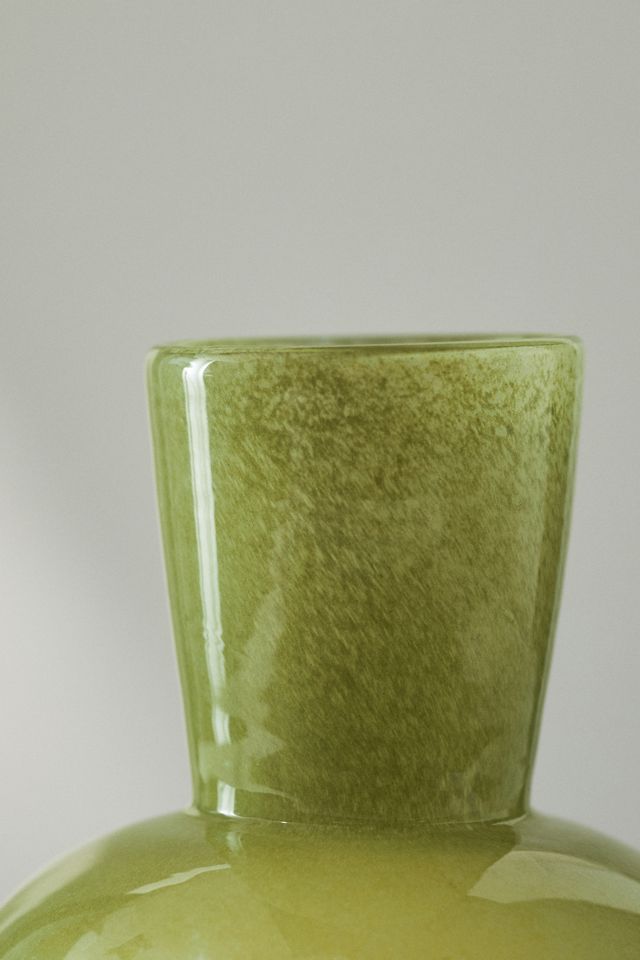 Vase en verre coloré poudre #3