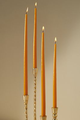 18" Classic Taper Candles, Set of 4