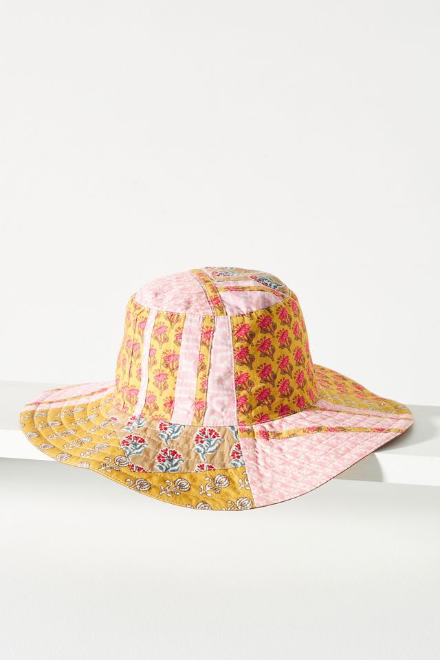 Llani Floppy Block Sun Hat | Anthropologie