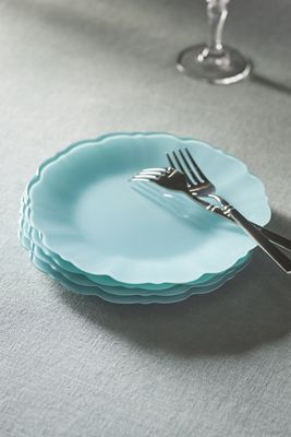 Adley Glass Dessert Plates, Set of 4