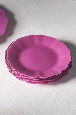 Adley Glass Dessert Plates, Set of 4